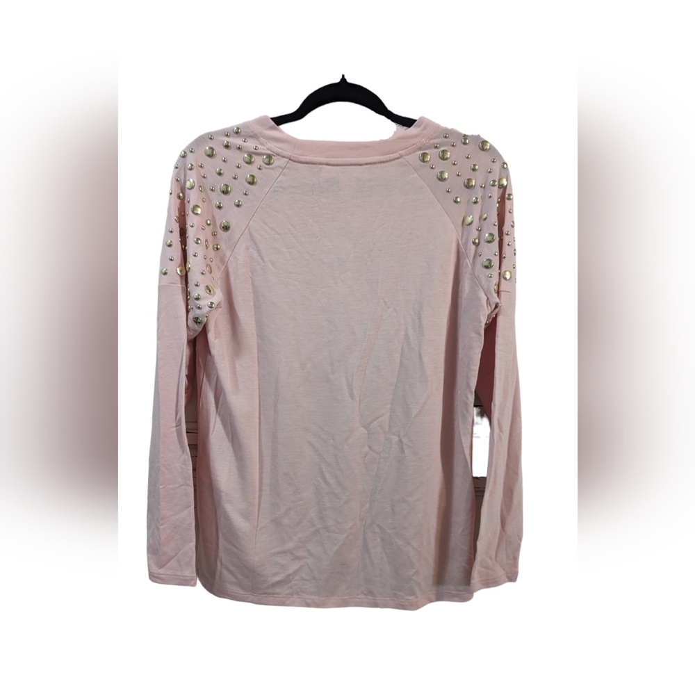 Michael Kors Top Womens Medium Preppy Western Cottagecore Coquette Boho Casual - Picture 3 of 8